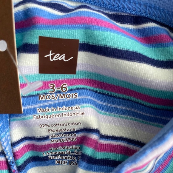 NWT 3-6m tea collection outfit 2 pieces. - Picture 2 of 4